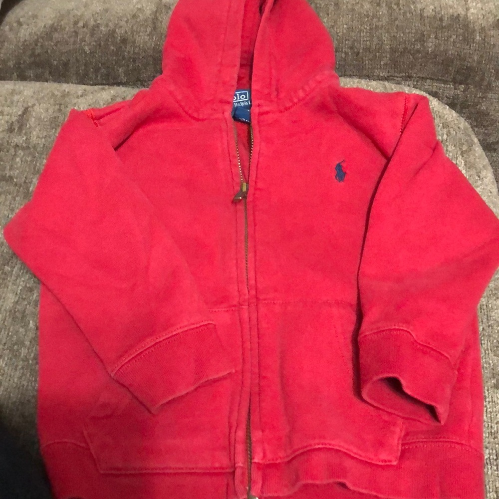 Polo zip sweatshirt